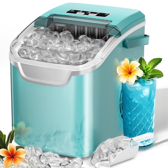 Big Sales Portable Ice Machine with Self-Cleaning for Home 8 Ice Cubes in 6 Mins