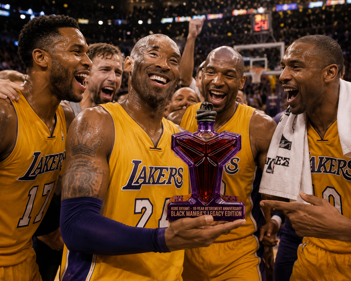 🐍 Black Mamba 10-Year Retirement Whiskey Bottle Miss U Kobe💖