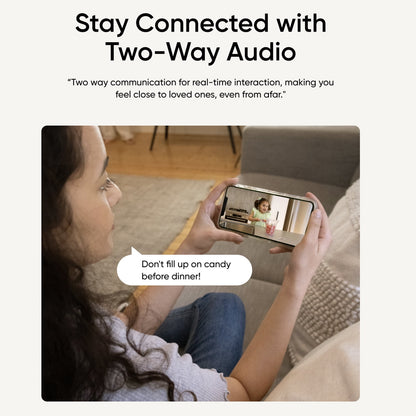 Eufy Solo Indoor-Cam Wired 2K Surveillance, 24/7 Recording, AI Human Detection