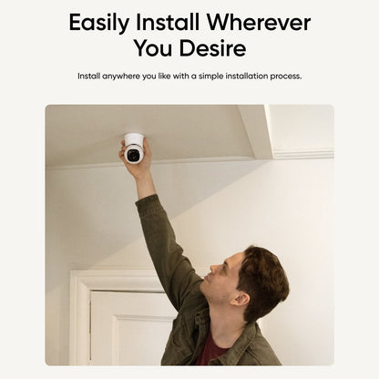 Eufy Solo Indoor-Cam Wired 2K Surveillance, 24/7 Recording, AI Human Detection