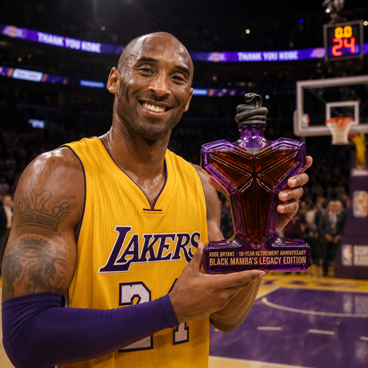 🐍 Black Mamba 10-Year Retirement Whiskey Bottle Miss U Kobe💖
