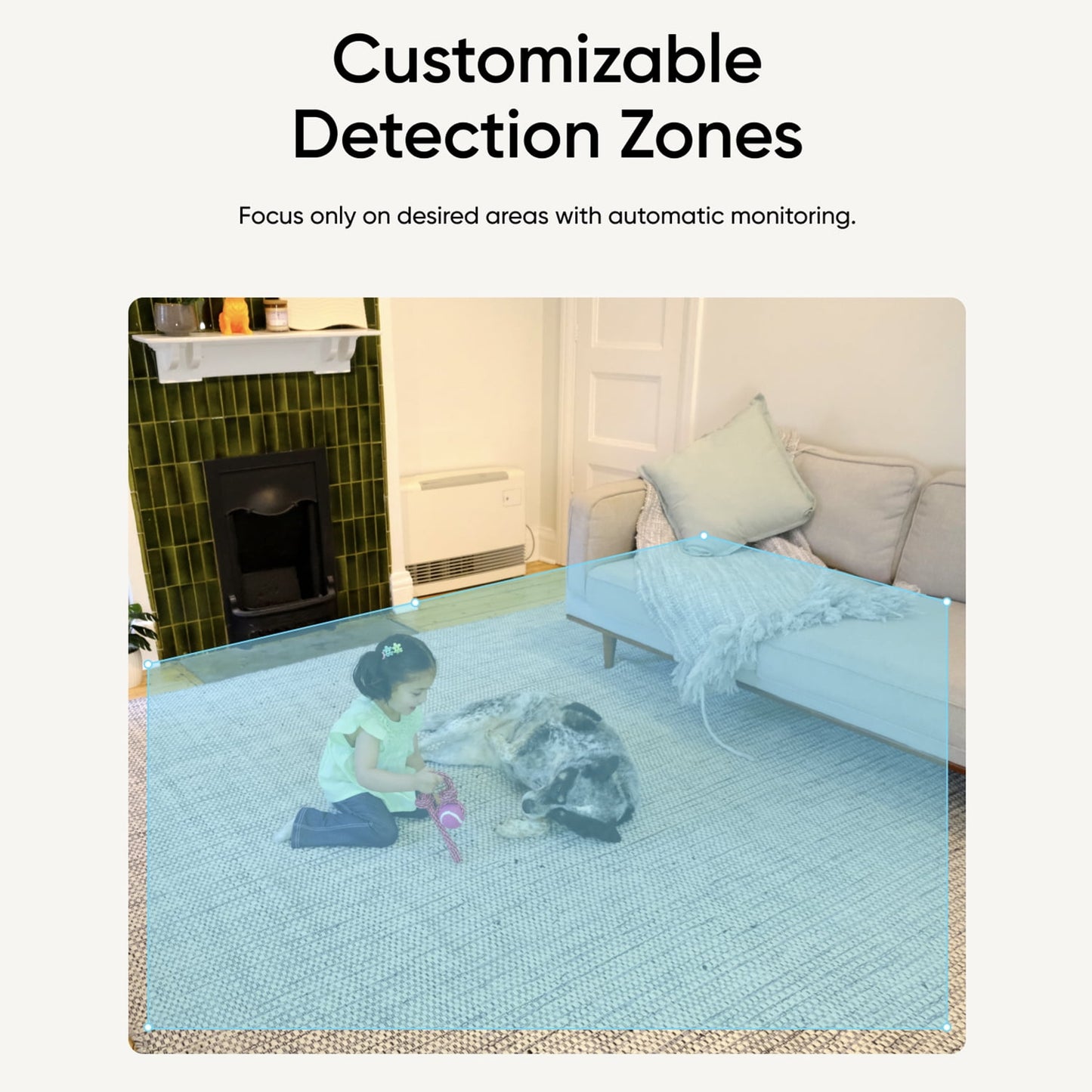 Eufy Solo Indoor-Cam Wired 2K Surveillance, 24/7 Recording, AI Human Detection