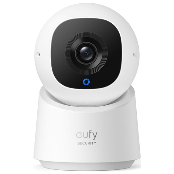 Eufy Solo Indoor-Cam Wired 2K Surveillance, 24/7 Recording, AI Human Detection