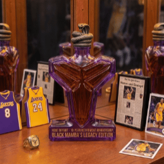 🐍 Black Mamba 10-Year Retirement Whiskey Bottle Miss U Kobe💖